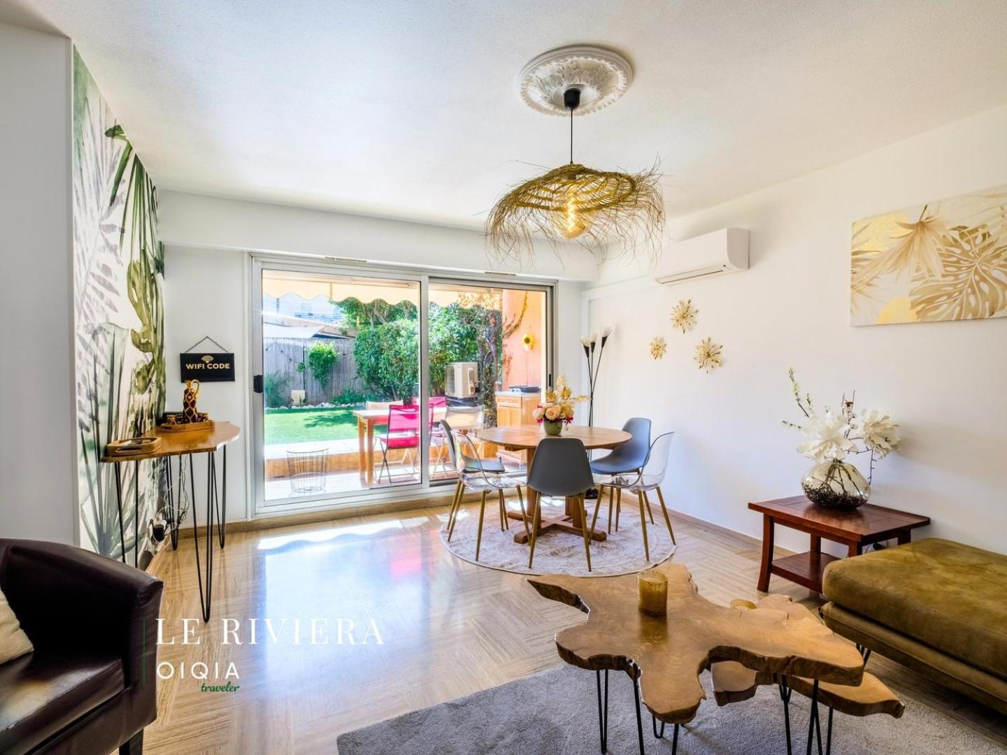Le Riviera ~ Jardin ~ Parking ~ Climatisation Daire Cagnes-sur-Mer Dış mekan fotoğraf
